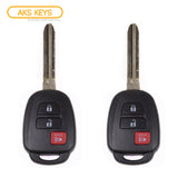 2013 - 2021 Toyota Remote Head Key 3B FCC# HYQ12BDP - H Chip (CANADIAN VEHICLES) (2 Pack)