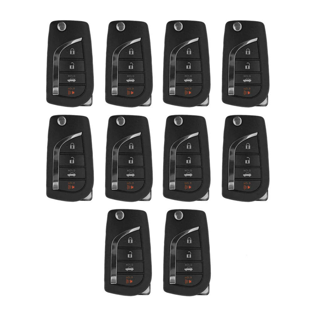 2018 - 2019 Toyota Camry Remote Flip Key 4B FCC# HYQ12BFB (10 Pack)