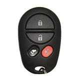 2004 - 2016 Toyota Sienna Keyless Entry 4B Fob FCC# GQ43VT20T