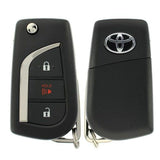 2021 Toyota RAV4 Flip Key Fob 3B FCC# GQ4-73T - H Chip