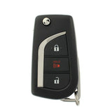 2021 Toyota RAV4 Flip Key Fob 3B FCC# GQ4-73T - H Chip