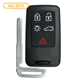 Smart Remote Key Fob W/O PCC Compatible with Volvo 2007 2008 2009 2010 2011 2012 2013 2014 2015 2016 2017 5B FCC# KR55WK49264