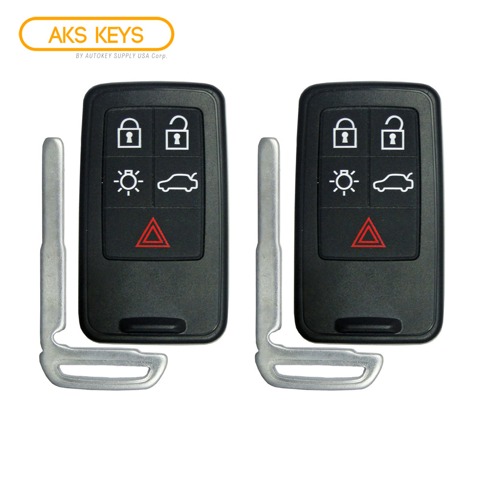 2007 - 2017 Volvo Smart Key without PCC 5B FCC# KR55WK49264 (2 Pack)