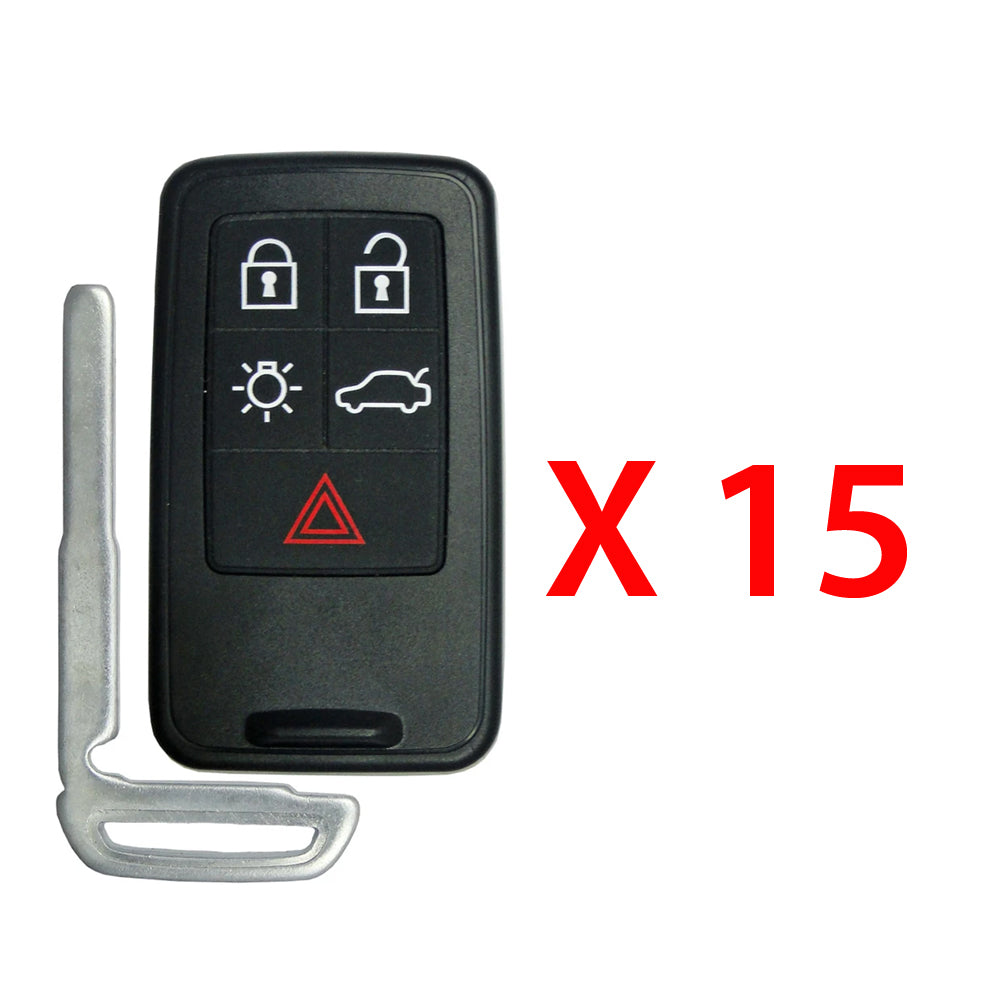 2007 - 2017 Volvo Smart Key without PCC 5B FCC# KR55WK49264 (15 Pack)