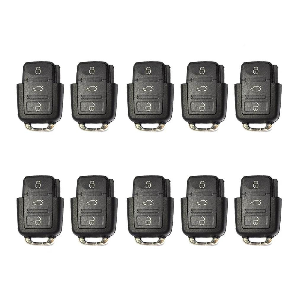 1999 - 2012 Volkswagen Flip Key - Remote Part 4B Part# 1J0 959 753DC / AM (10 Pack)