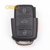 Flip Key Fob-Remote Part Compatible with Volkswagen 2005 2006 2007 2008 2009 2010 4B Part# 1K0959753P