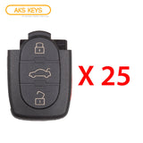 1998 - 2002 Volkswagen Flip Key - Remote Part (Old Fashion) 4B Part # 1J0 959 753F (25 Pack)