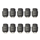 2006 - 2009 Volkswagen Flip Key - Remote Part 4B Part# 1K0959753H (10 Pack)