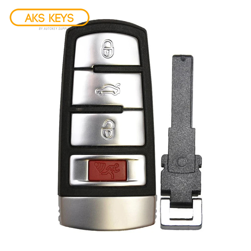 Smart Remote Key Fob Compatible with Volkswagen 2006 2007 2008 2009 2010 2011 2012 2013 2014 2015 4B FCC# NBG009066T