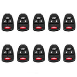 2004 - 2012 Chrysler Dodge Remote Rubber Pad Buttons 4B (10 Pack)