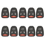 2004 - 2009 New Remote Control Key Keyless Fob Rubber Pad Buttons For Chrysler Dodge Jeep 4B (10 Pack)