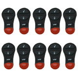 New Replacement Keyless Entry Remote Rubber Pad Case Shell 4B for Chrysler Dodge (10 Pack)