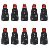 New Remote Fobik Key Keyless Fob Rubber Pad Buttons For Grand Cherokee & Commander 5B (10 Pack)