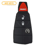 2008 - 2013 New Remote Fobik Key Keyless Fob Rubber Pad Buttons For Dodge  Chrysler & Jeep / 4B