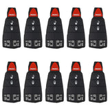 2008 - 2017 New Remote Fobik Key Keyless Fob Rubber Pad Buttons For Dodge/ 5B (10 Pack)