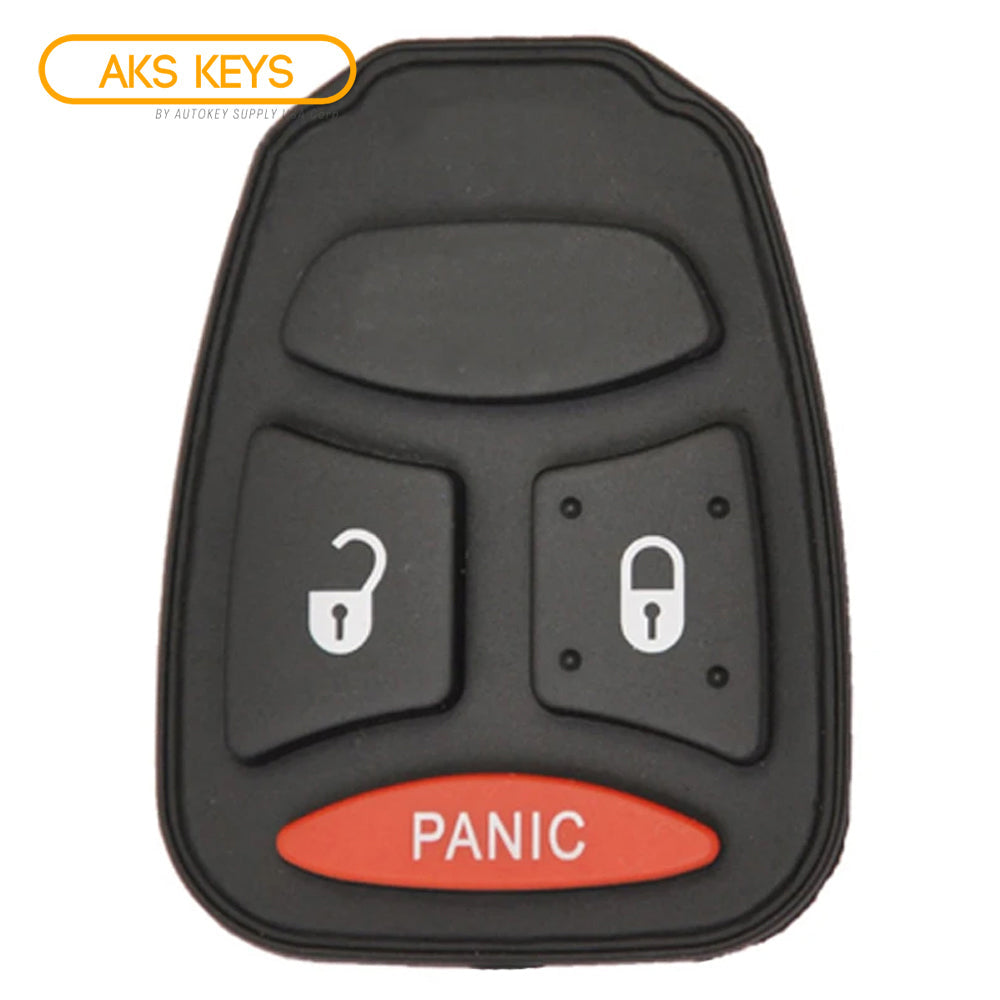 2004 - 2007 New Remote Control Key Keyless Fob Rubber Pad Buttons For Dodge Mitsubishi 3B