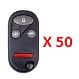 New Replacement Remote Keyless Fob Case Shell 4B for Acura FCC# A269ZUA108 / CWT72147KA (50 Pack)