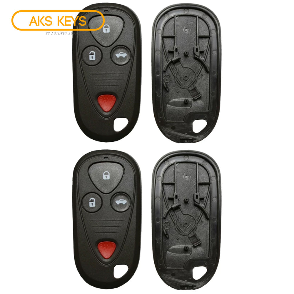 1999 - 2008  Acura Honda Remote Control Shell 4B (2 Pack)