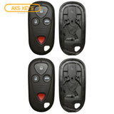 1999 - 2008  Acura Honda Remote Control Shell 4B (2 Pack)