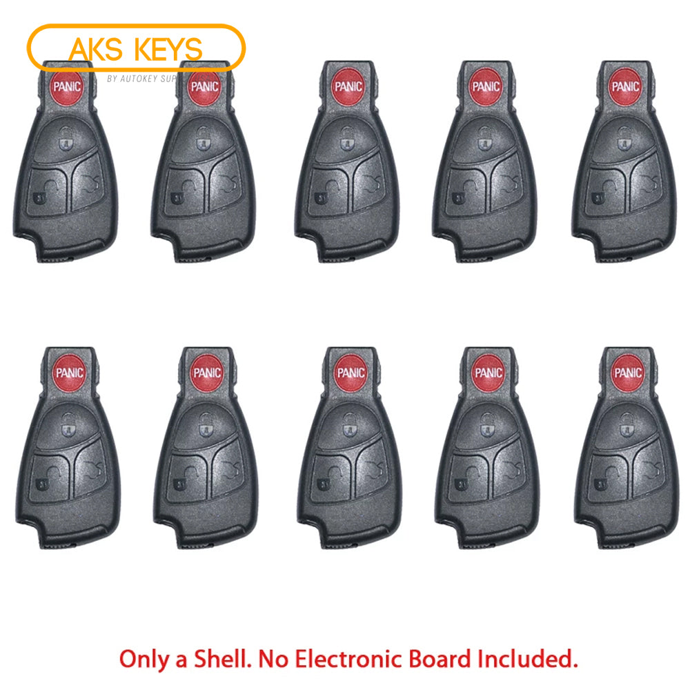 1998 - 2005 Mercedes Benz Smart Key Shell (10 Pack)