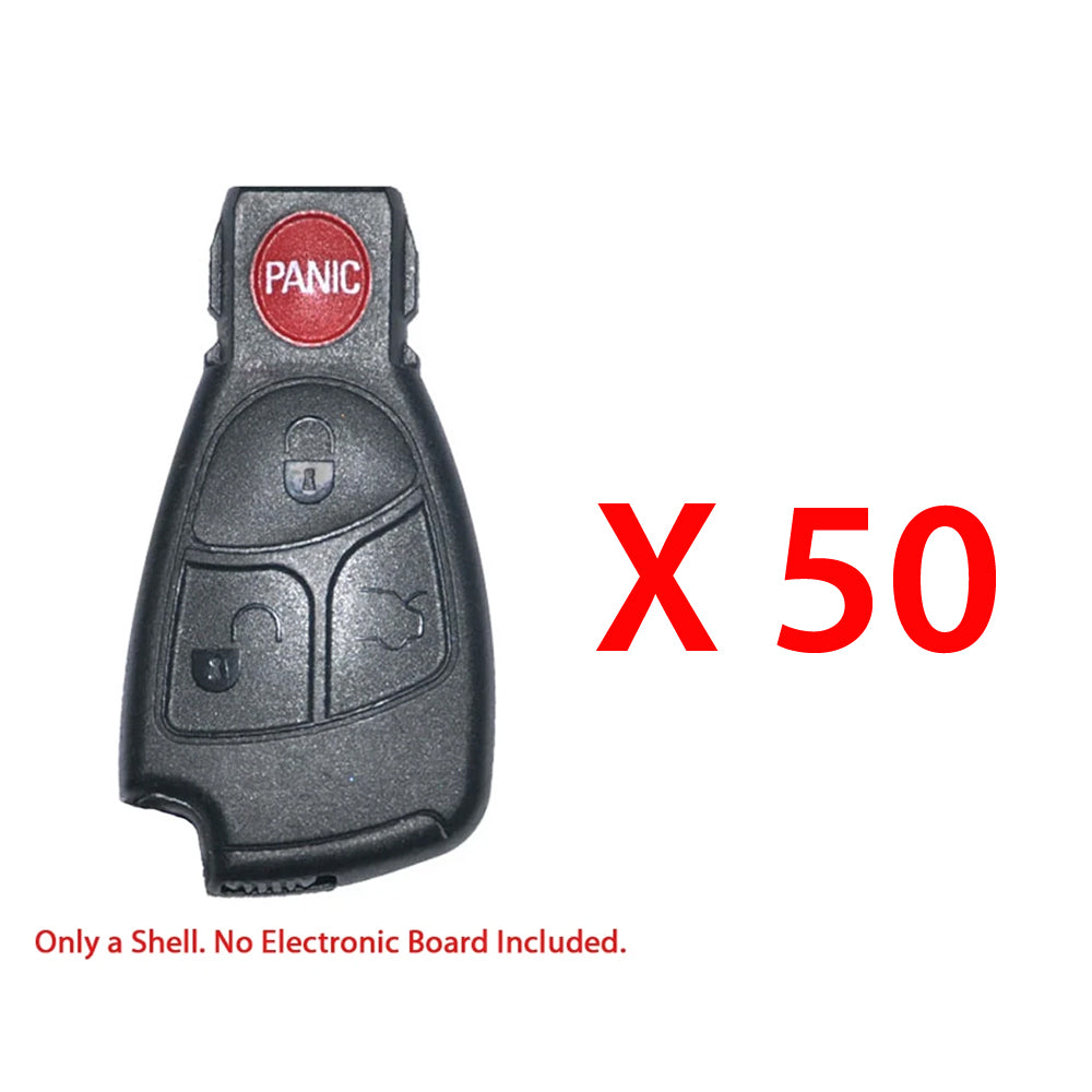 1998 - 2005 Mercedes Benz Smart Key Shell (50 Pack)