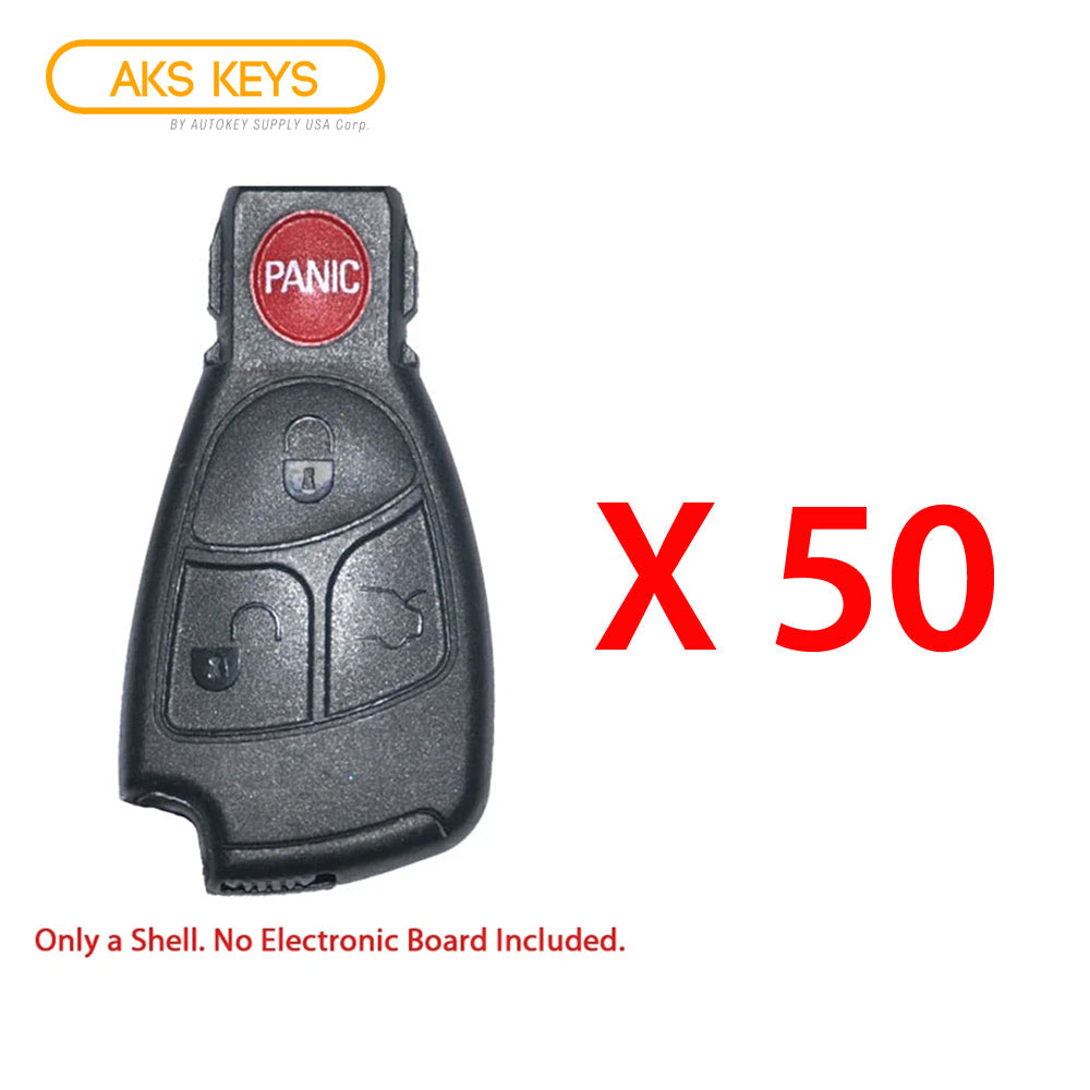 1998 - 2005 Mercedes Benz Smart Key Shell (50 Pack)