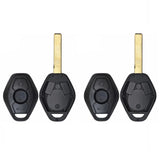 1998 - 2009 BMW Remote Key Shell - 2 Tracks (2 Pack)