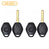 1998 - 2009 BMW Remote Key Shell - 2 Tracks (2 Pack)