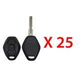 1998 - 2004 BMW Remote Key Shell 3B - 4 Track (25 Pack)