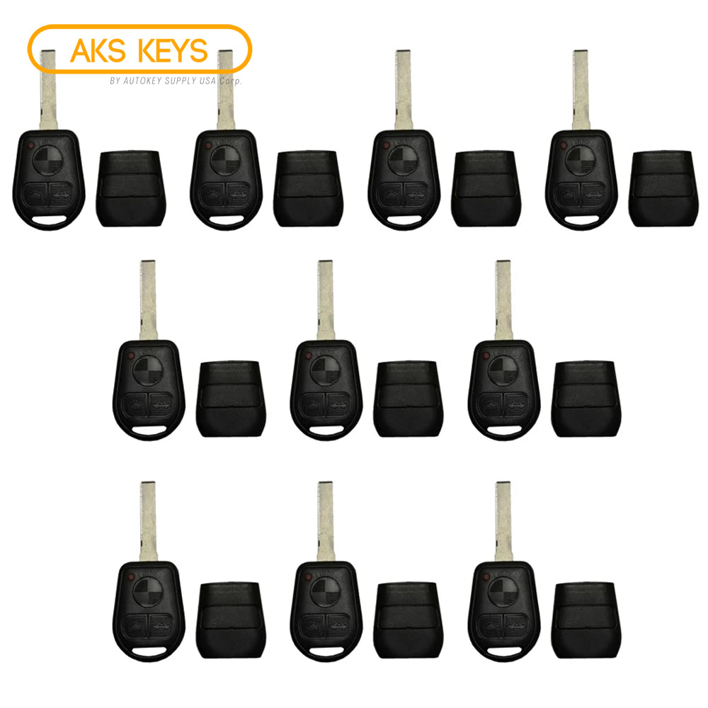 1997 - 2003 BMW Remote Key Shell 3B - 2 Track (10 Pack)