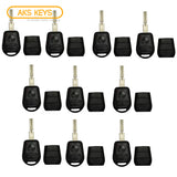 New Remote Key Fob Replacement Rubber Case Housing Blade Shell Notch 4 track (10 Pack)