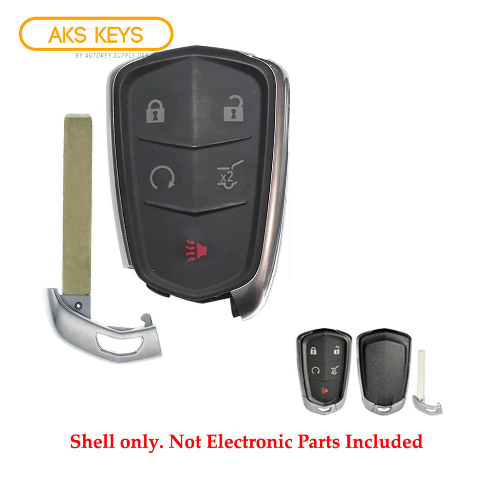 2015 - 2020 Cadillac Smart Key Shell 5B HU100 Blade