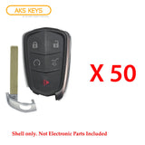 2015 - 2020 Cadillac Smart Key Shell 5B HU100 Blade (50 Pack)