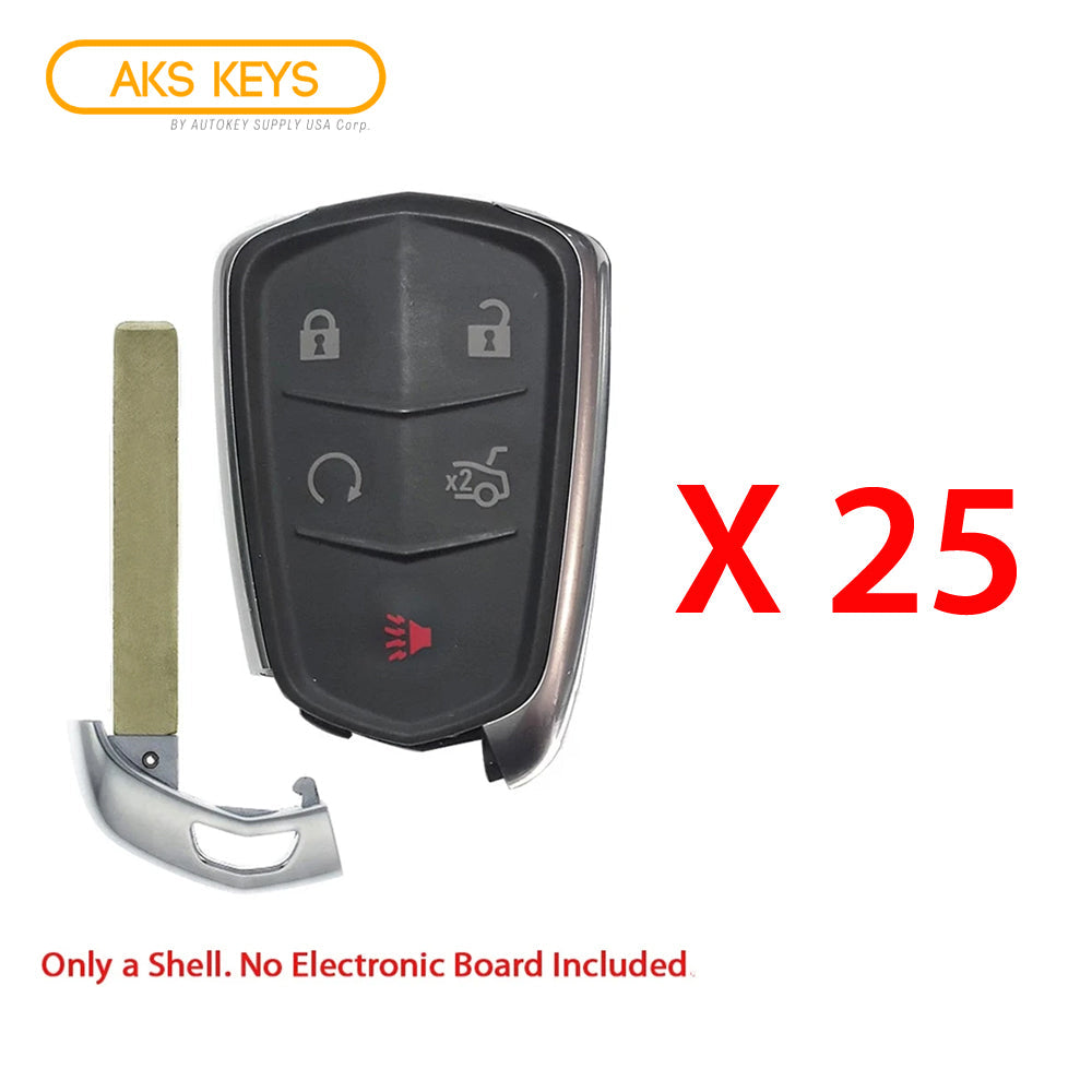 2014 - 2020 Cadillac Prox Key Shell 5B (25 Pack)