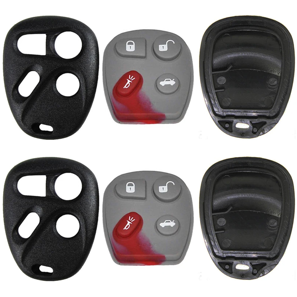 2001 - 2005 Buick Cadillac Chevrolet Pontiac Oldsmobile Remote Shell 4B (2 Pack)