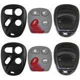 2001 - 2005 Buick Cadillac Chevrolet Pontiac Oldsmobile Remote Shell 4B (2 Pack)