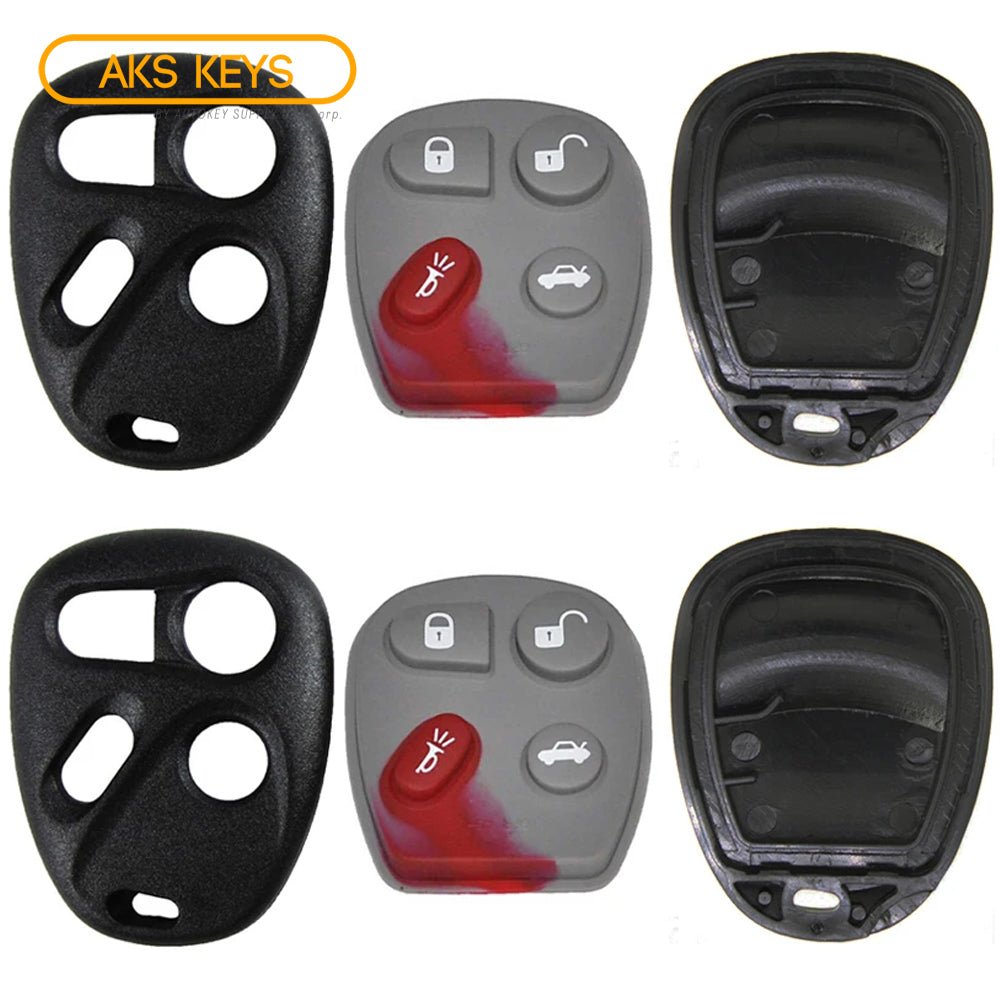 2001 - 2005 Buick Cadillac Chevrolet Pontiac Oldsmobile Remote Shell 4B (2 Pack)