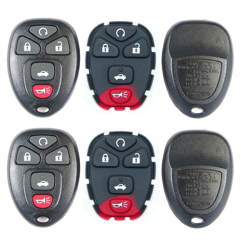 2004 - 2012 Chevrolet Buick Pontiac Saturn Remote Shell 5B (2 Pack)