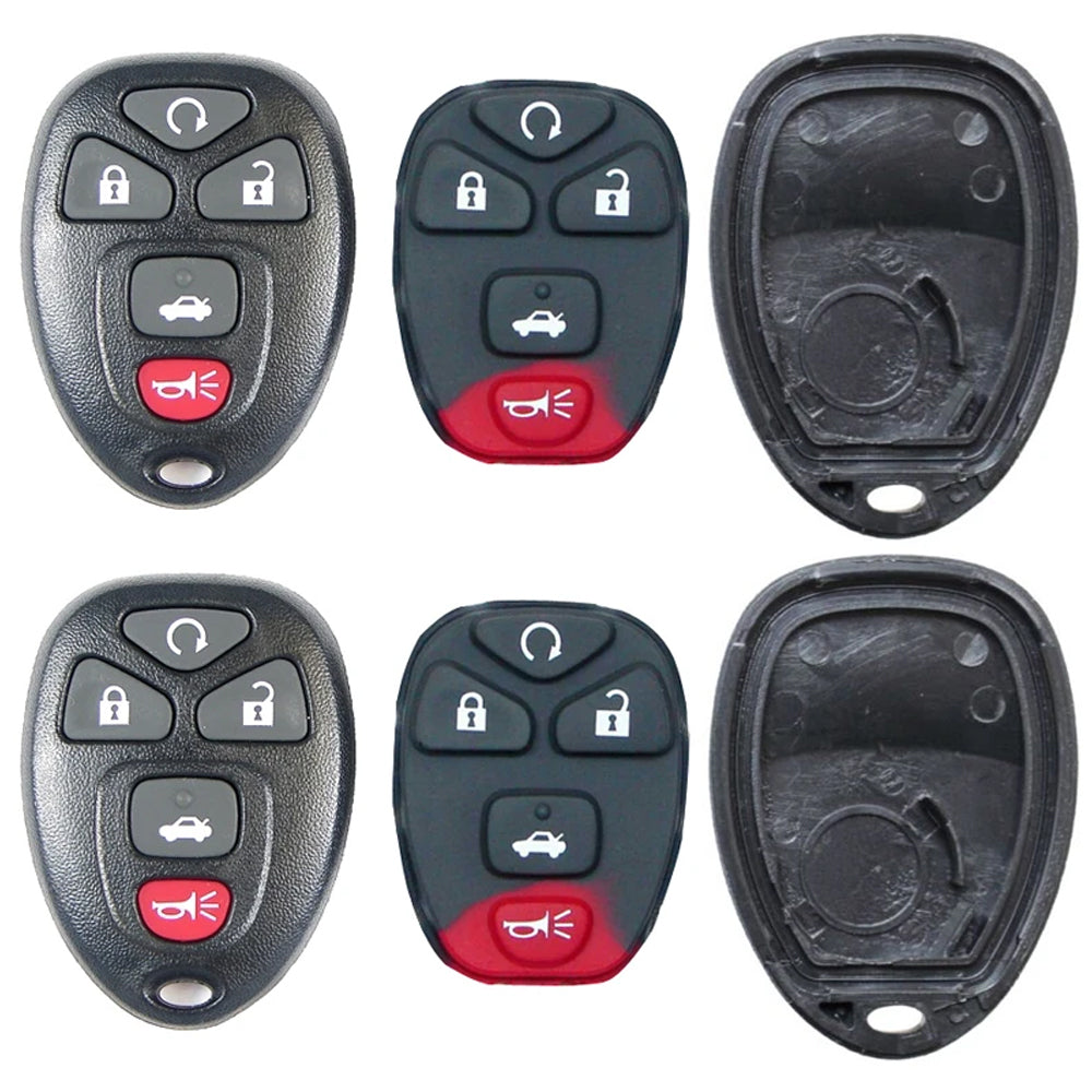 2006 -2016 Chevrolet Remote Control  Shell 5B (2 Pack)