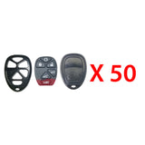 New Replacement Remote Keyless Fob Case Rubber Pad Shell 6B for FCC# OUC60270 (50 Pack)