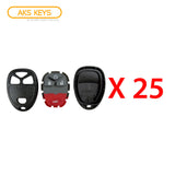 New Replacement Remote Keyless Fob Case Rubber Pad Shell 4B for FCC# KOBGT04A (25 Pack)