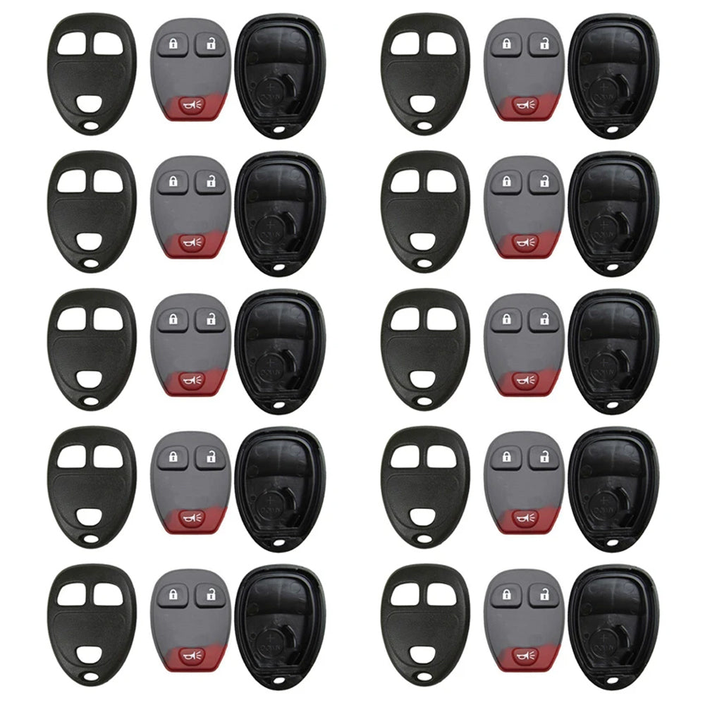 New Replacement Remote Keyless Fob Case Rubber Pad Shell 3B for FCC# OUC60270 (10 Pack)