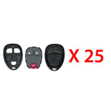 New Replacement Remote Keyless Fob Case Rubber Pad Shell 3B for FCC# OUC60270 (25 Pack)