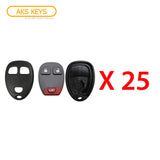 New Replacement Remote Keyless Fob Case Rubber Pad Shell 3B for FCC# OUC60270 (25 Pack)