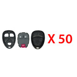 New Replacement Remote Keyless Fob Case Rubber Pad Shell 3B for FCC# OUC60270 (50 Pack)