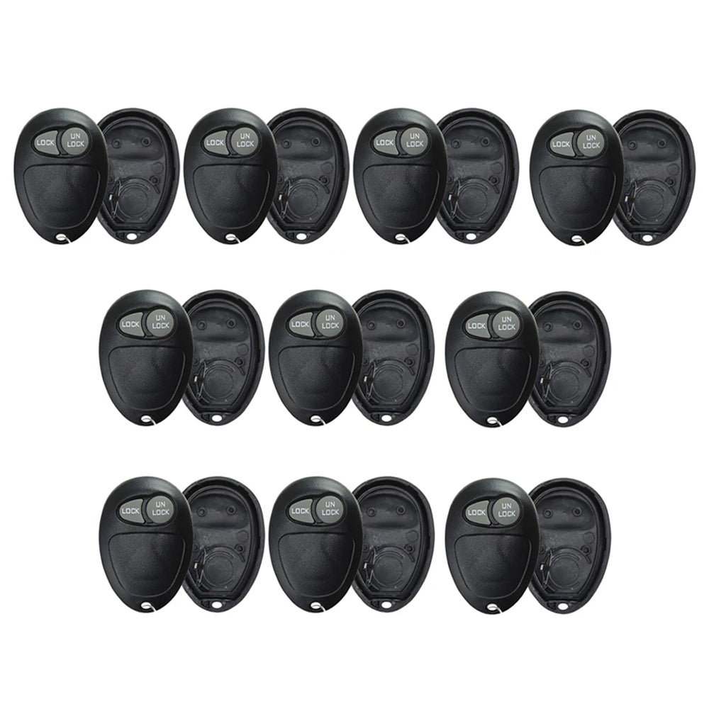 New Replacement for GM Remote KeylessRubber Pad Case Shell  - 2B for FCC# L2C0007T (10 Pack)