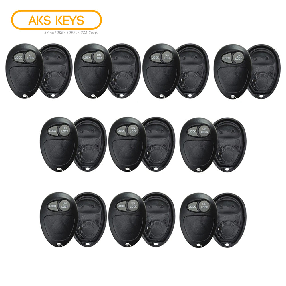 New Replacement for GM Remote KeylessRubber Pad Case Shell  - 2B for FCC# L2C0007T (10 Pack)