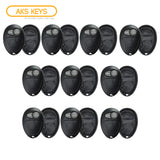 New Replacement for GM Remote KeylessRubber Pad Case Shell  - 2B for FCC# L2C0007T (10 Pack)