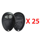 New Replacement for GM Remote KeylessRubber Pad Case Shell  - 2B for FCC# L2C0007T (25 Pack)