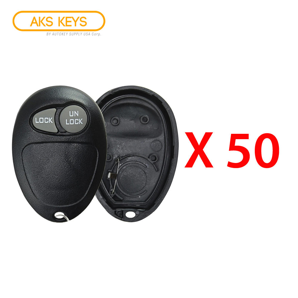 New Replacement for GM Remote KeylessRubber Pad Case Shell  - 2B for FCC# L2C0007T (50 Pack)